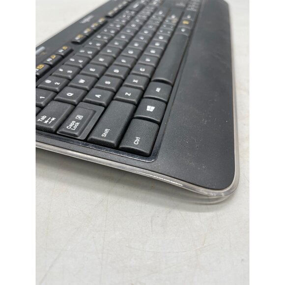 READlogitech wireless keyboard work USB plugged computer NO RECEIVER ONLY PARTS - Picture 9 of 10